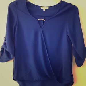 Royal Blue Blouse